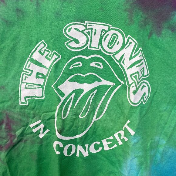 The Rolling Stones in Concert Oversized Rock Band Tie Dye S - Picture 2 of 4